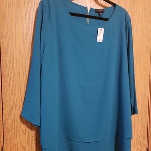 NEW turquoise-blue top from The Limited XXL